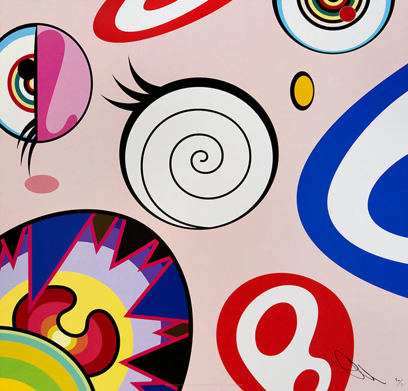 Takashi Murakami, One Plate, from We Are The Square Jocular Clan, 2018