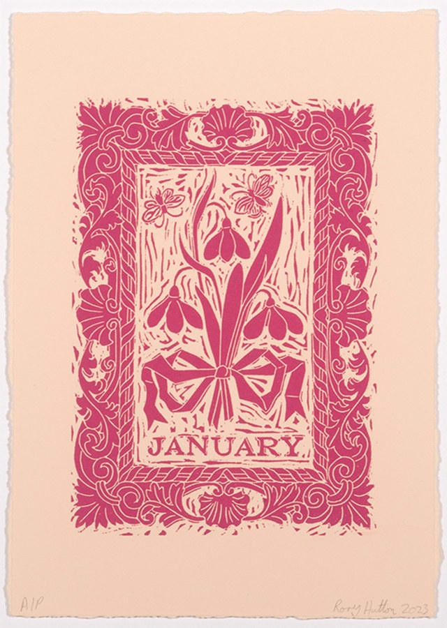 Rory Hutton, January, from Months of the Year, Pink, 2023