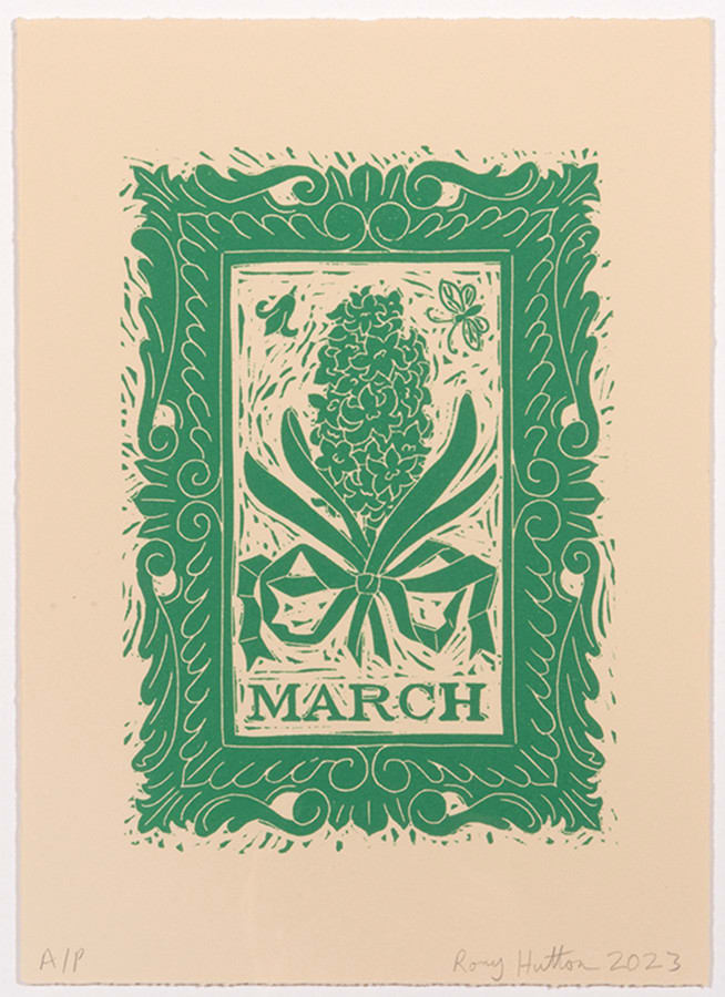 Rory Hutton, March, from Months of the Year, Green, 2023
