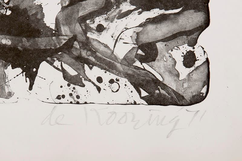 Willem DE KOONING, Landscape at Stanton Street , 1971