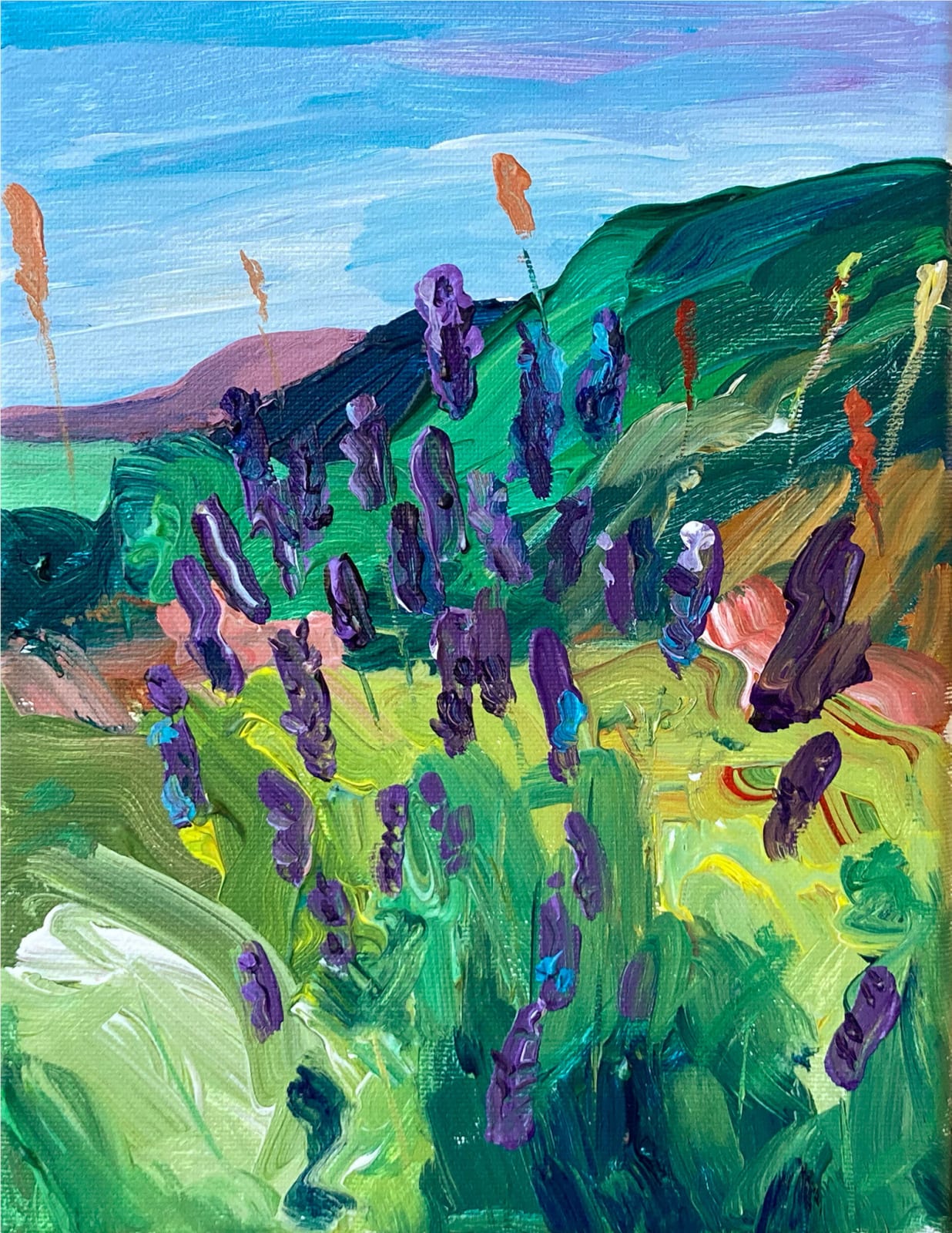 Elise Debrock, Lavender Fields Forever, 2022