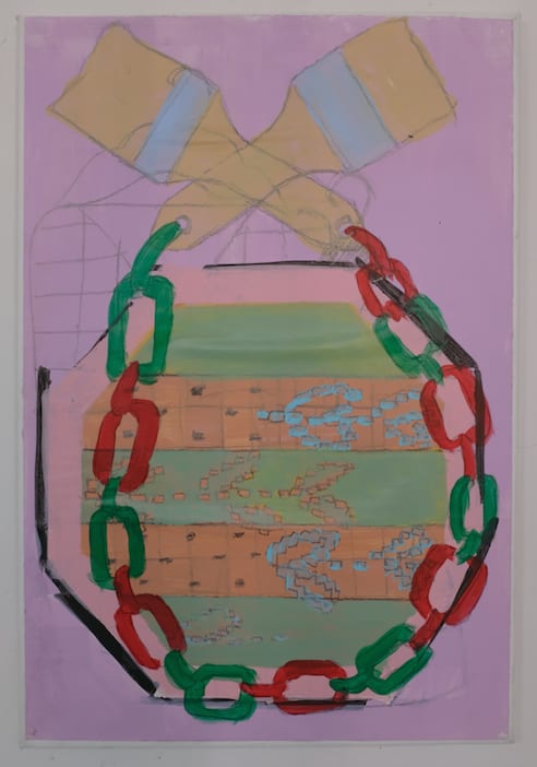Ines Claus, Painter's necklace, 2020