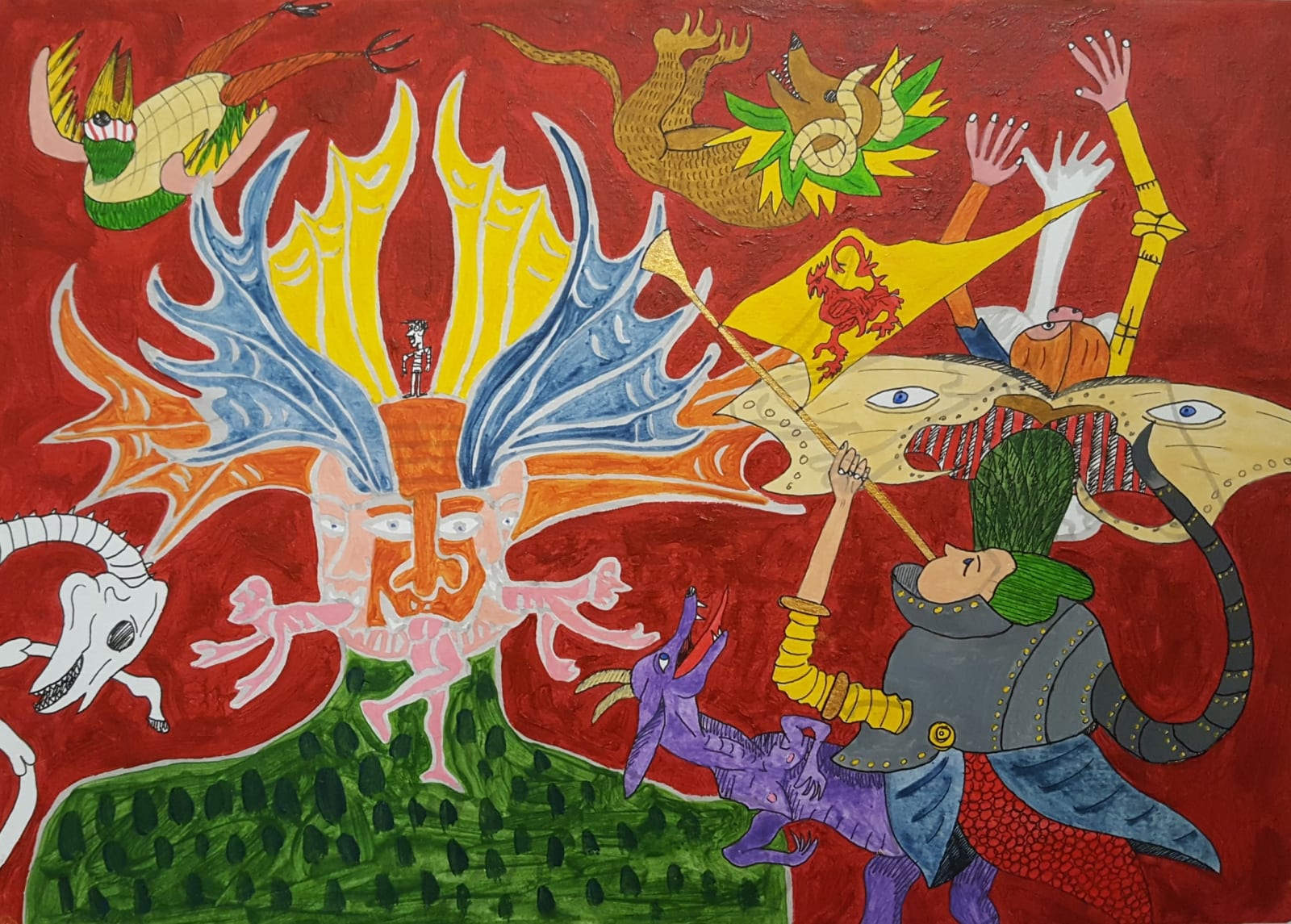 Clément Jacques-Vossen, It's not Brueghel d'Enfer, 2020