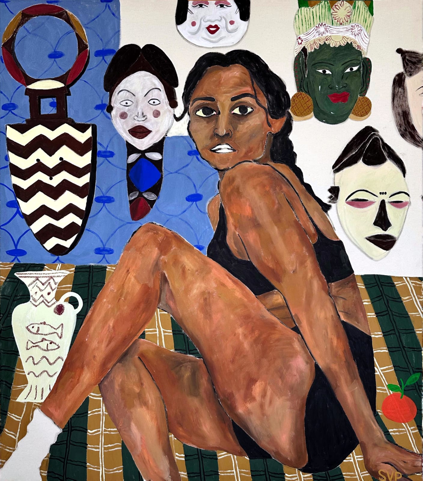Shirley Villavicencio Pizango, The Mask of my Soul, 2024
