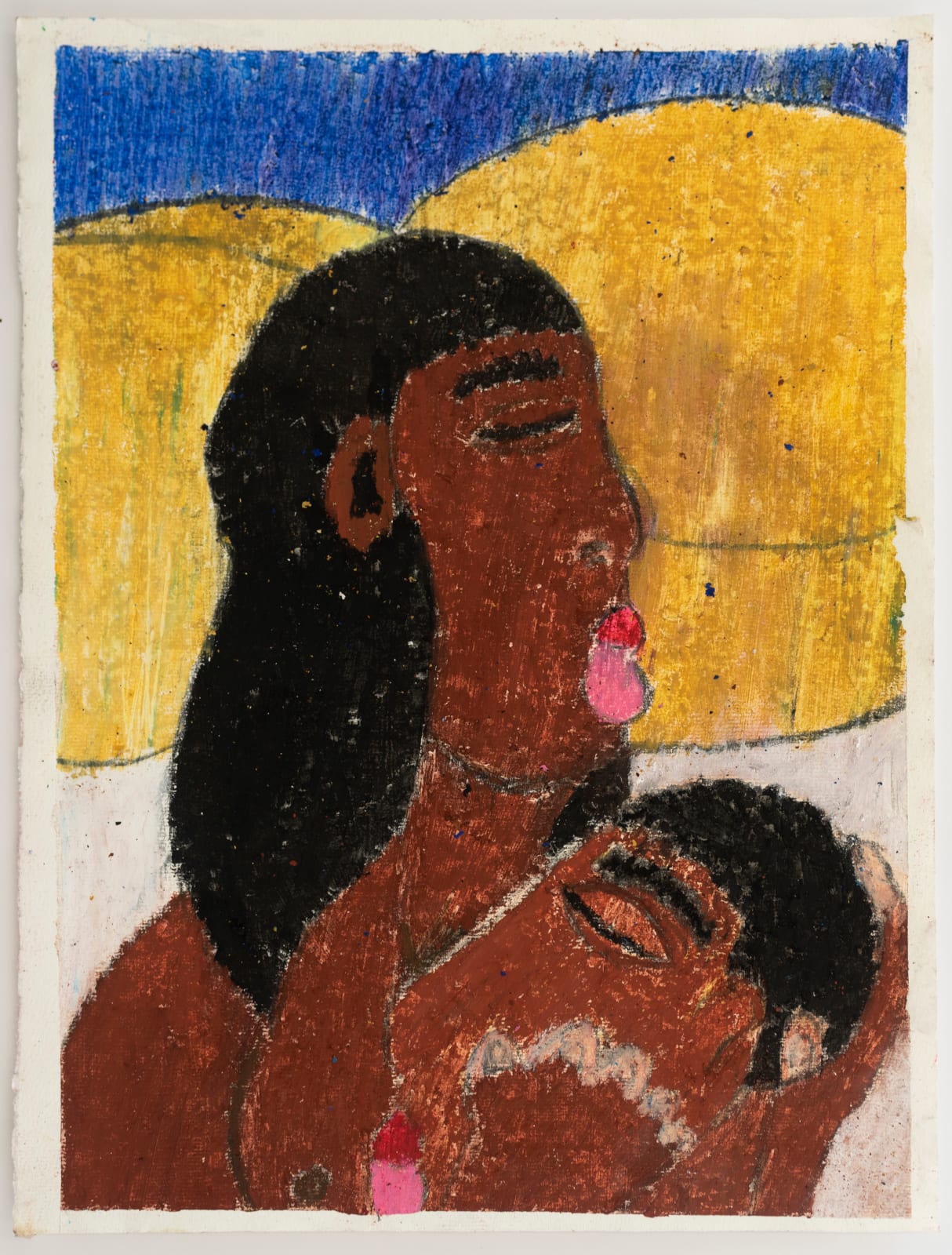 Kenneth Aidoo, He shall lie between my breast, 2020