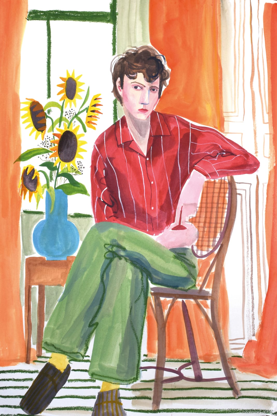 Mattias De Leeuw, Zonnebloemen, 2024