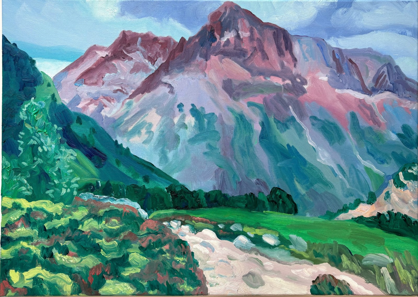Elise Debrock, Cool Breeze in the Air, 2024