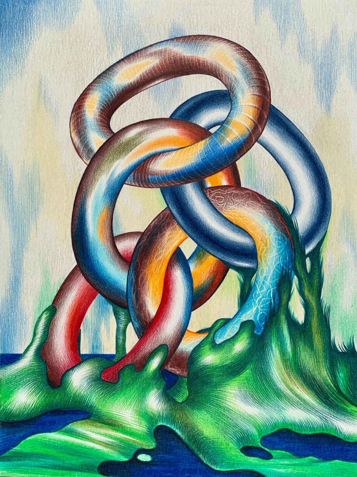 Elena Minyeyevtseva, bubliki grow on moss, 2020