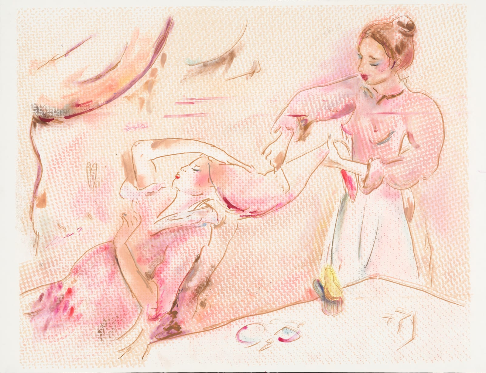 Natasja Mabesoone, La coiffure/Combing the hair (5), 2024-2025