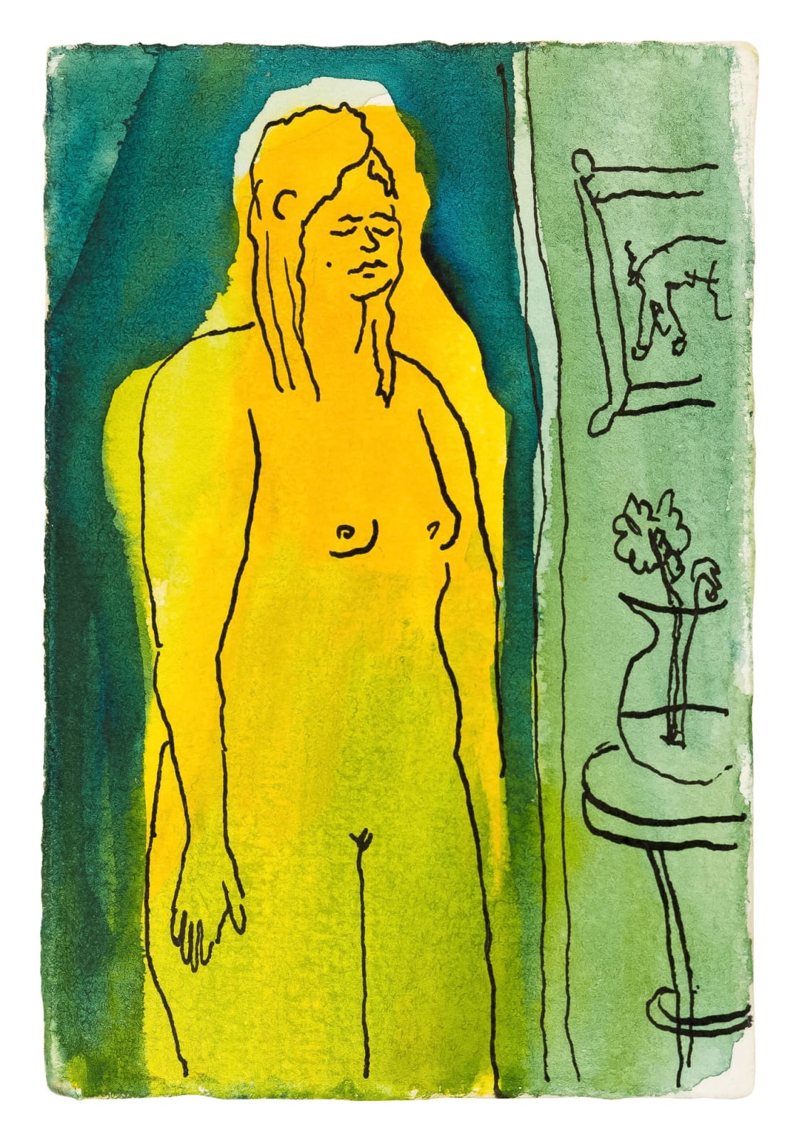 Santiago Evans, Framed Figure II, 2022