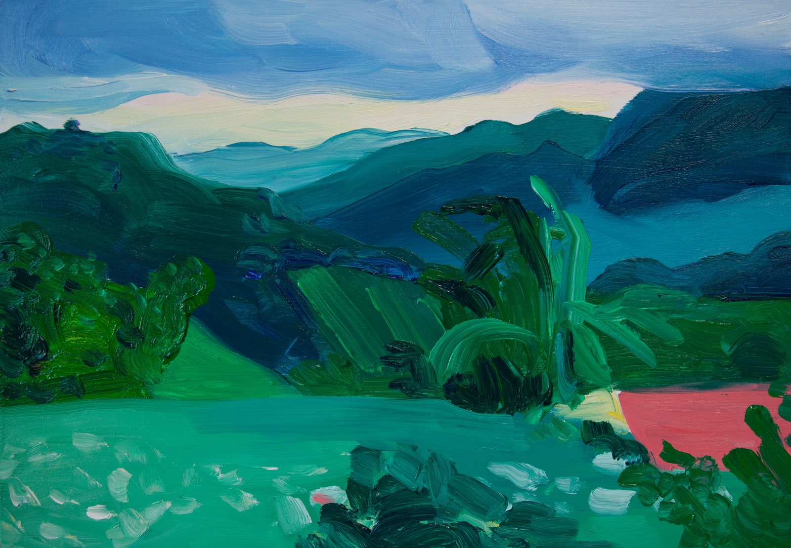 Elise Debrock, Blue Jungle, 2020