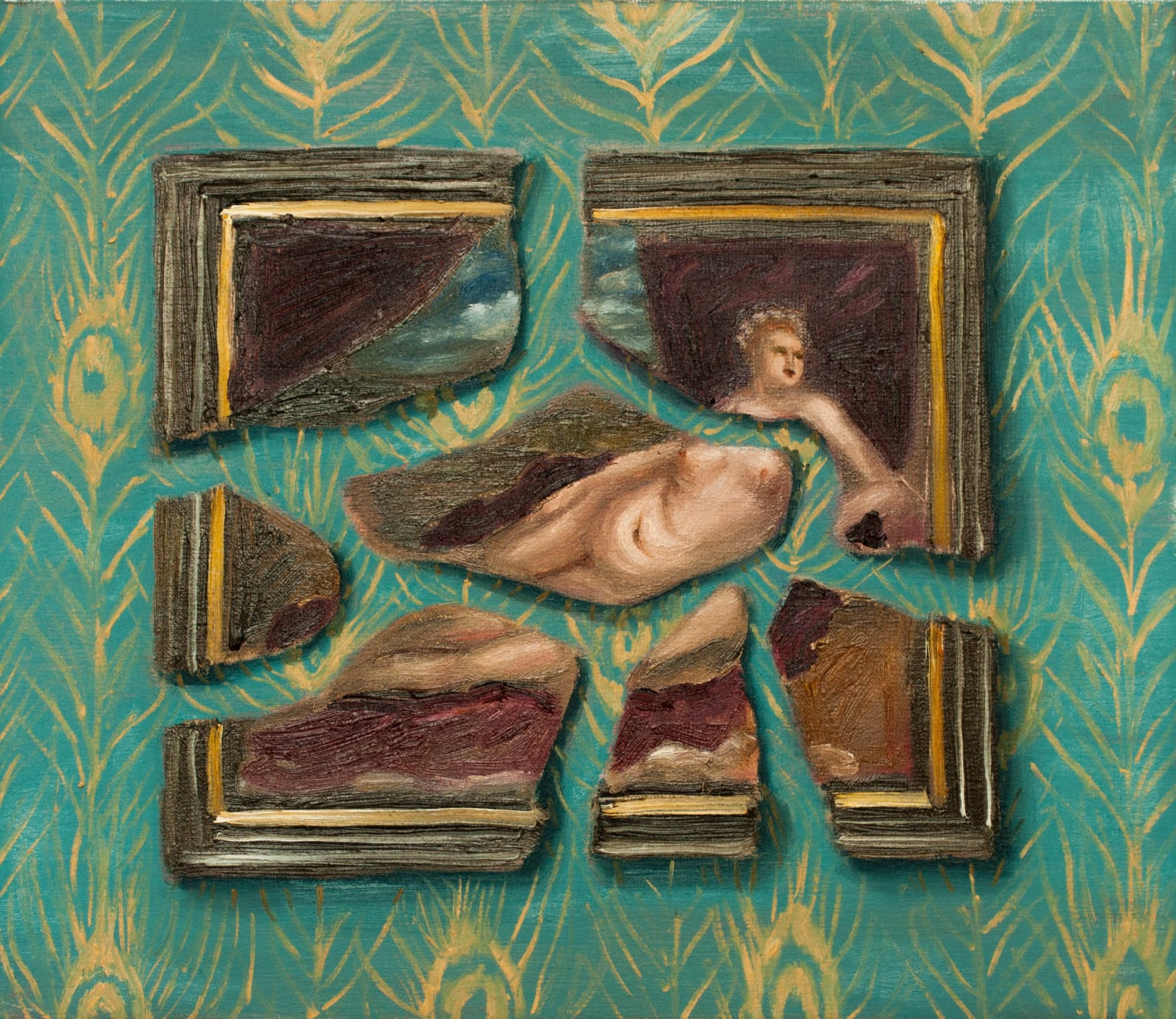 Beth Namenwirth, The broken painting, 2020