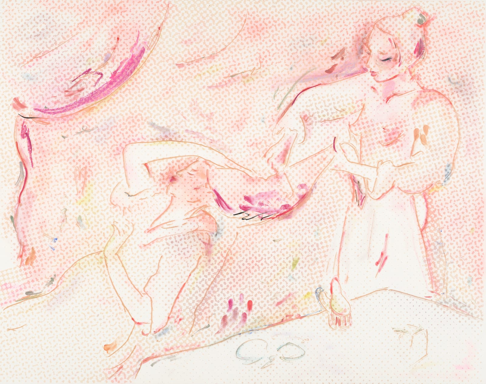 Natasja Mabesoone, La coiffure/Combing the hair (9), 2024-2025