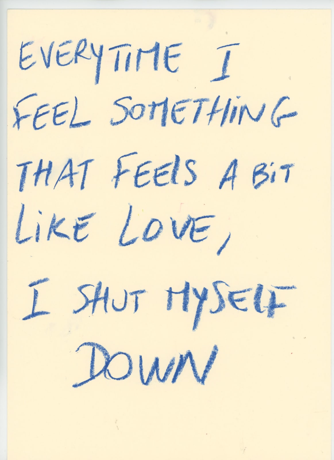 Celina Vleugels, I Shut myself down, 2021