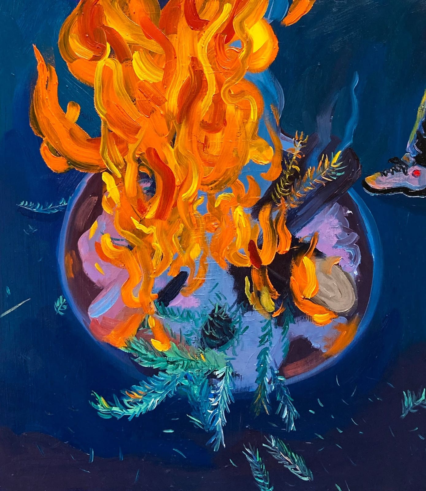 Elise Debrock, Fire, 2021
