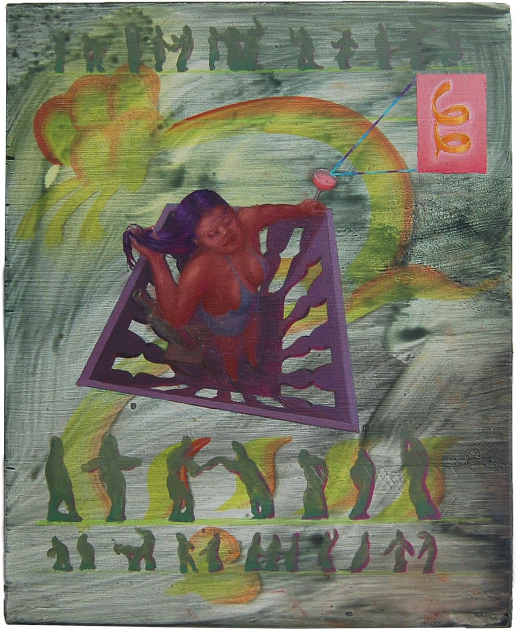 Pieter Chanterie, Cosmo Consuming Lady finds Solitude in the VIP, 2022