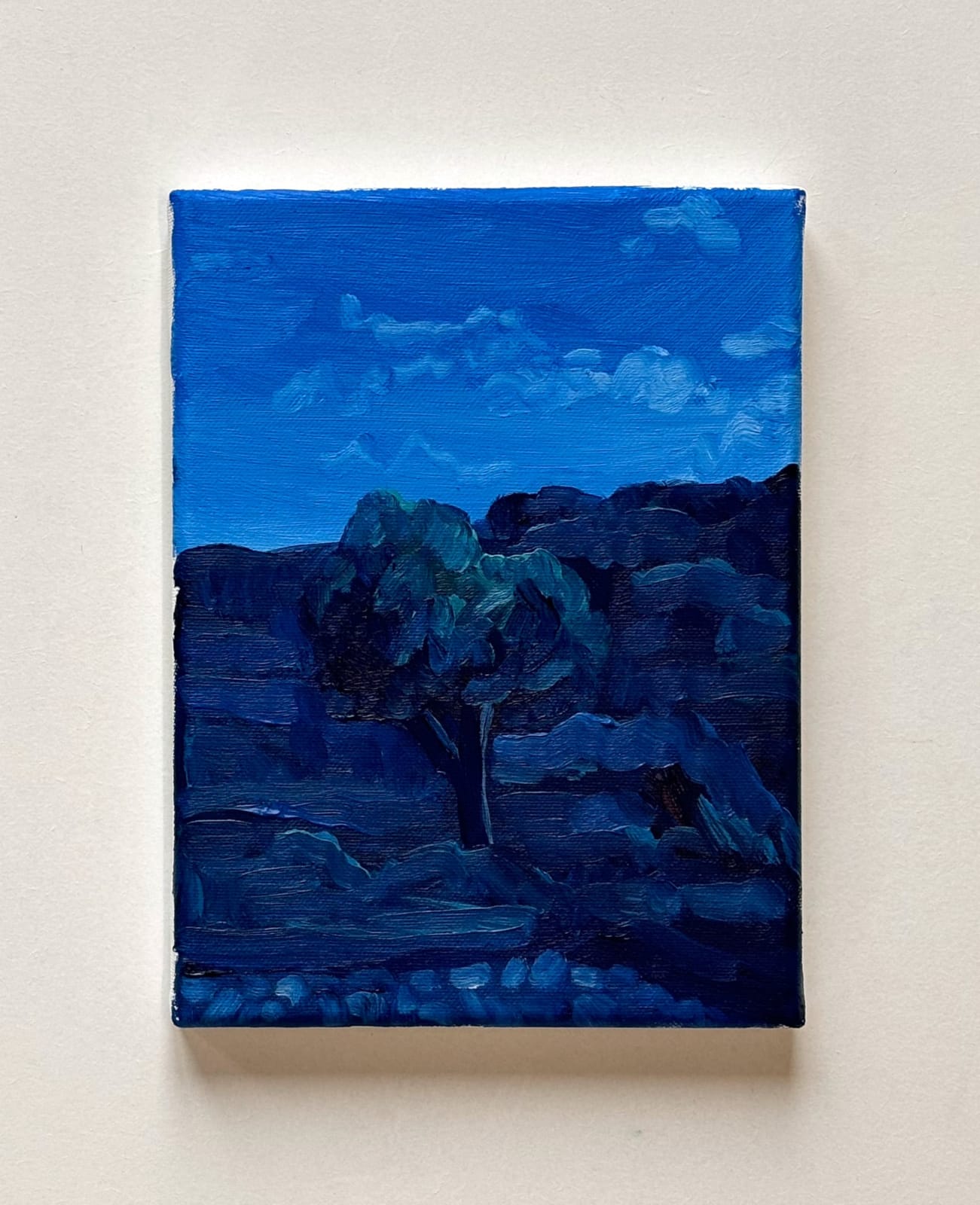 Elise Debrock, Deep Blue Under The Moon, 2024