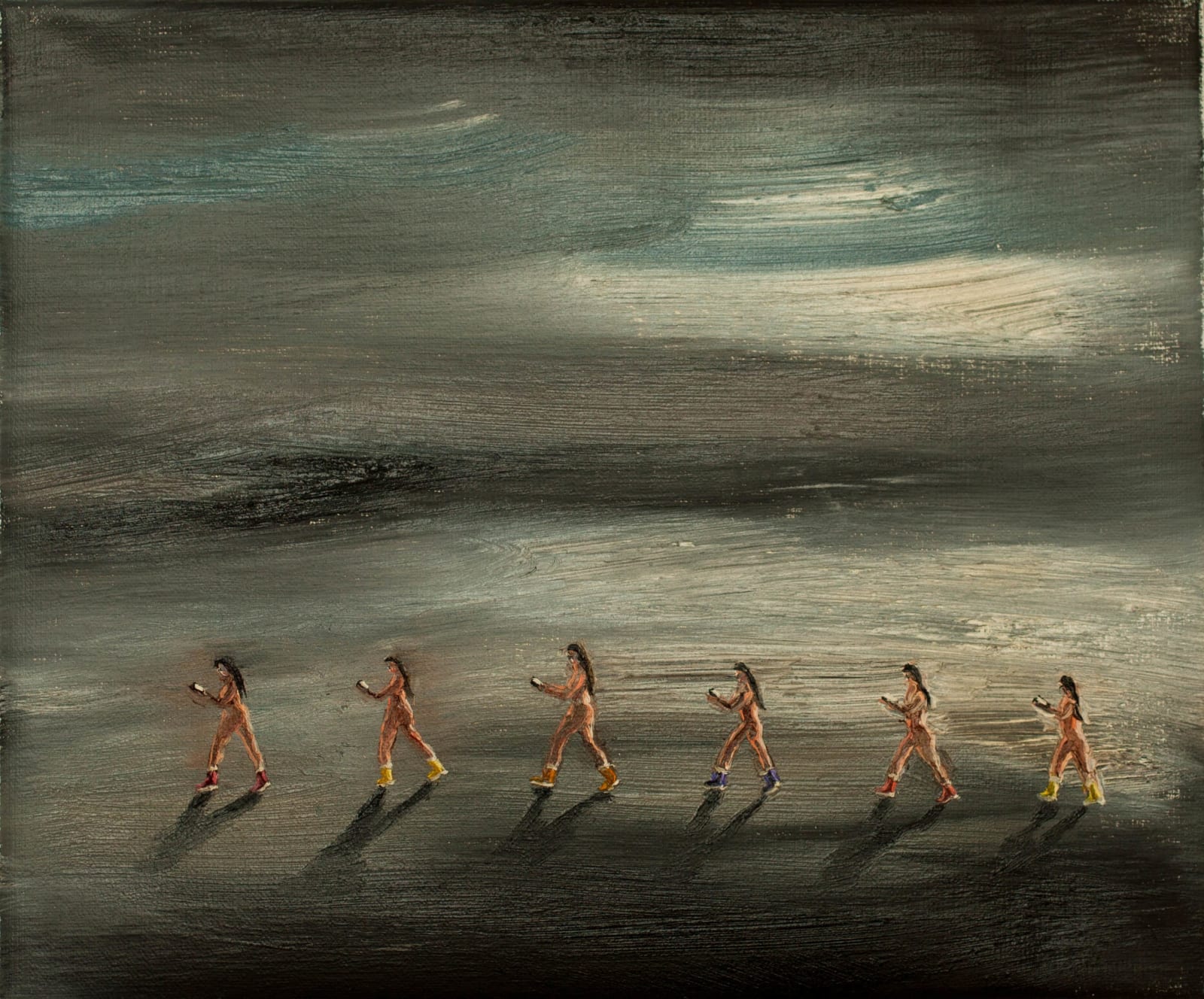 Beth Namenwirth, Gekleurde laarzen, 2020