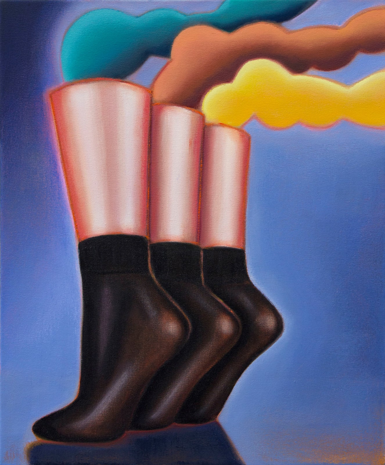 Sally Kindberg, Synchronised Puff, 2020