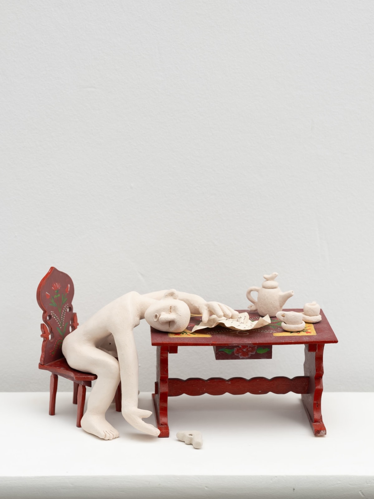 Dirk Van Saene, Bad News ... (After Maurizio Cattalan: Bidibidobidiboo, 1996), 2023