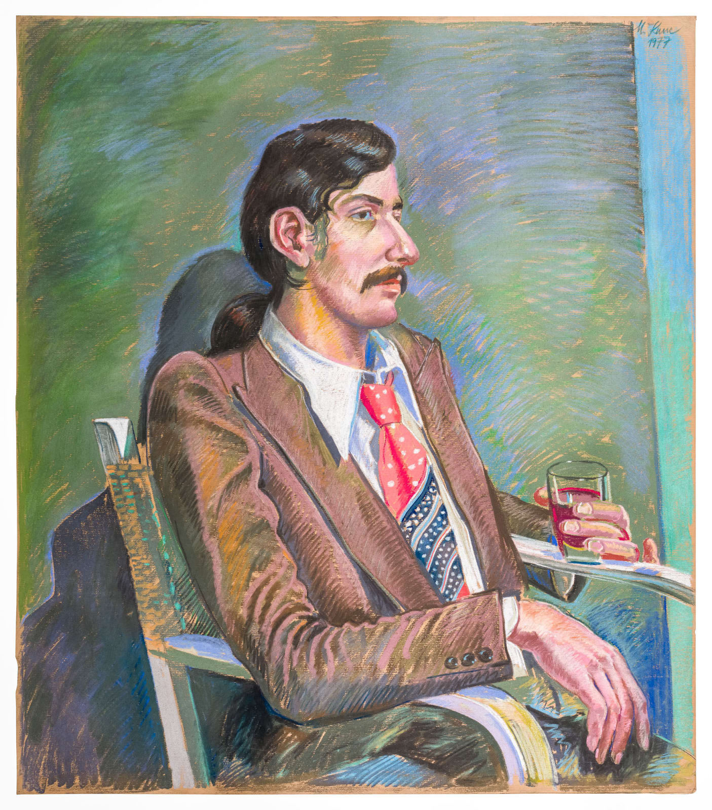 Milan Kunc, Claude(with wineglass), 1977
