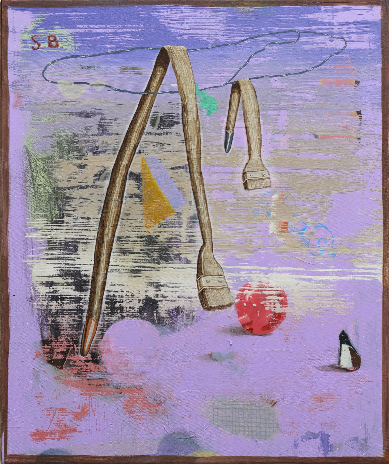 Stijn Bastianen, Floppy brush, 2019