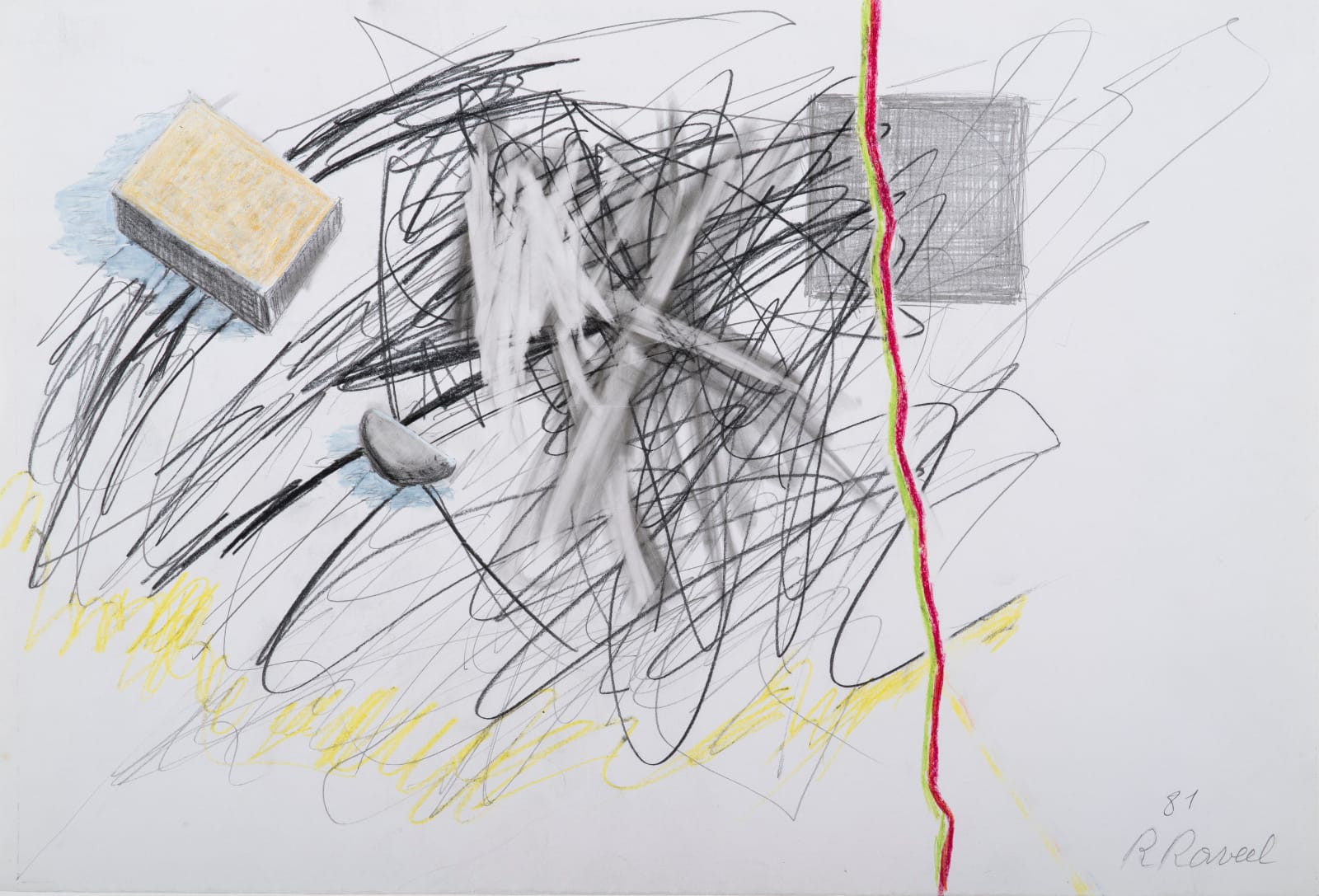 Roger Raveel, Een krachtig gebeuren, 1981