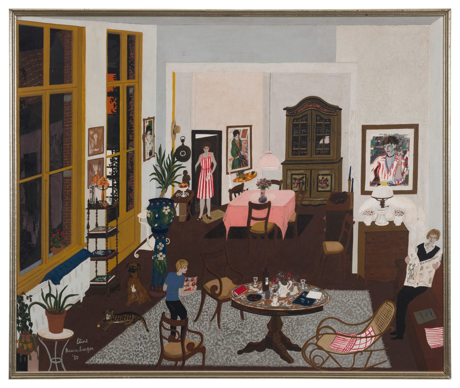 Eline Rausenberger, Ons interieur (huis in Antwerpen), 1980