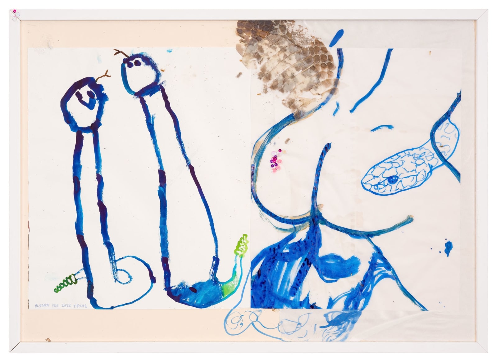 Katarina Janeckova, K+A (About blue indigo), 2022