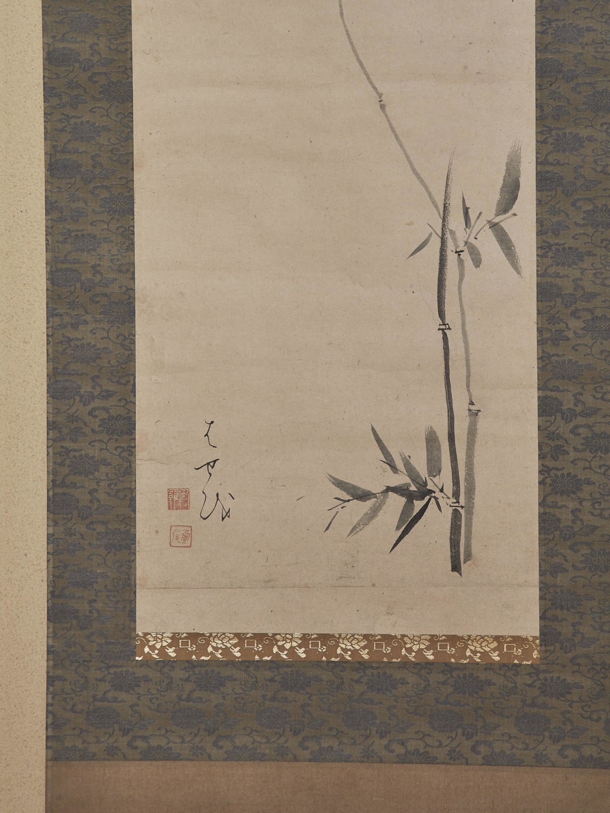 Matsuo Bashō (1644–1694) , Bamboo in Ink