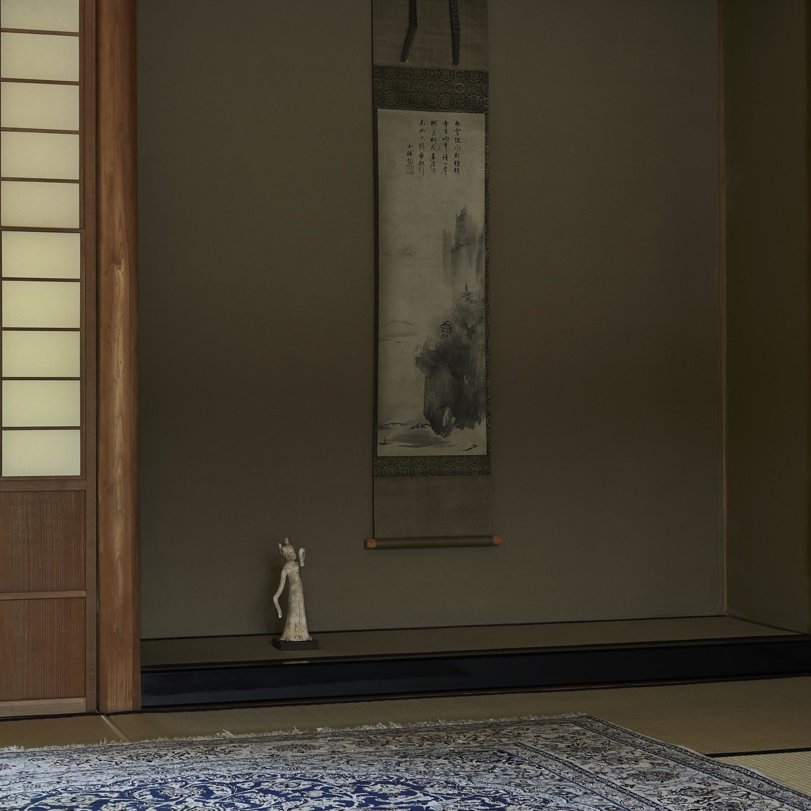 Painting by Yōgetsu (act. late 15th century); Inscription by Ōsen Keisan (1428−1493), Landscape in Ink