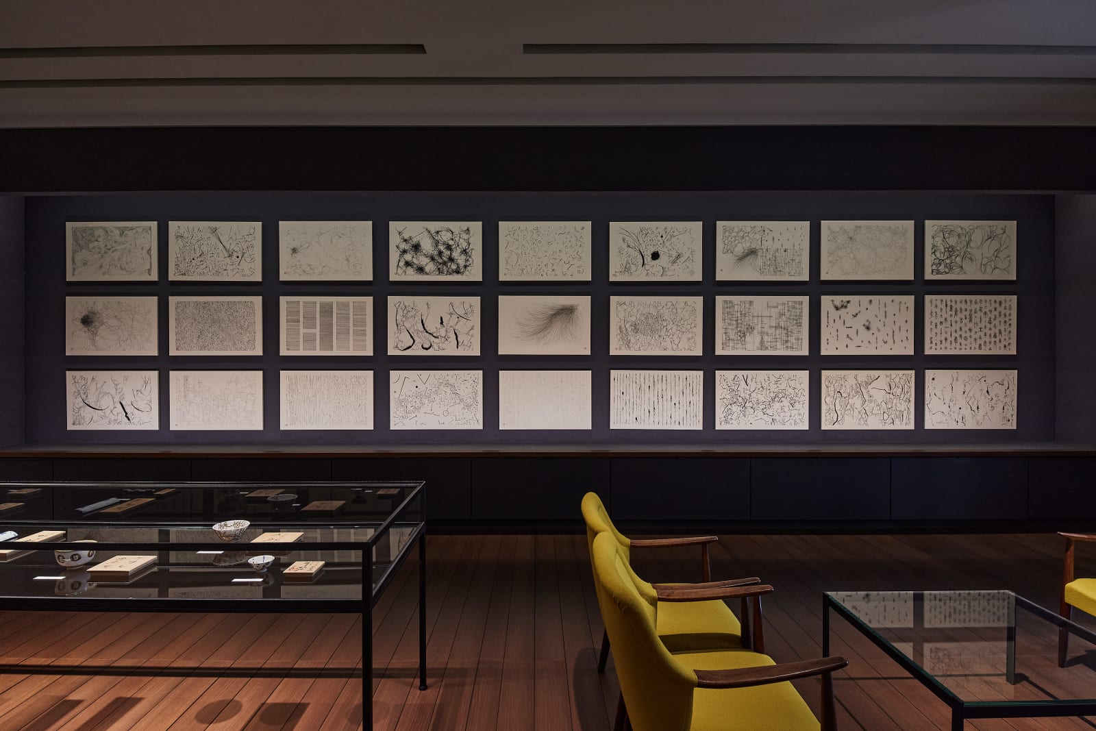 石川九楊 Ishikawa Kyuyoh (b. 1945), 源氏物語 I　The Tale of Genji I