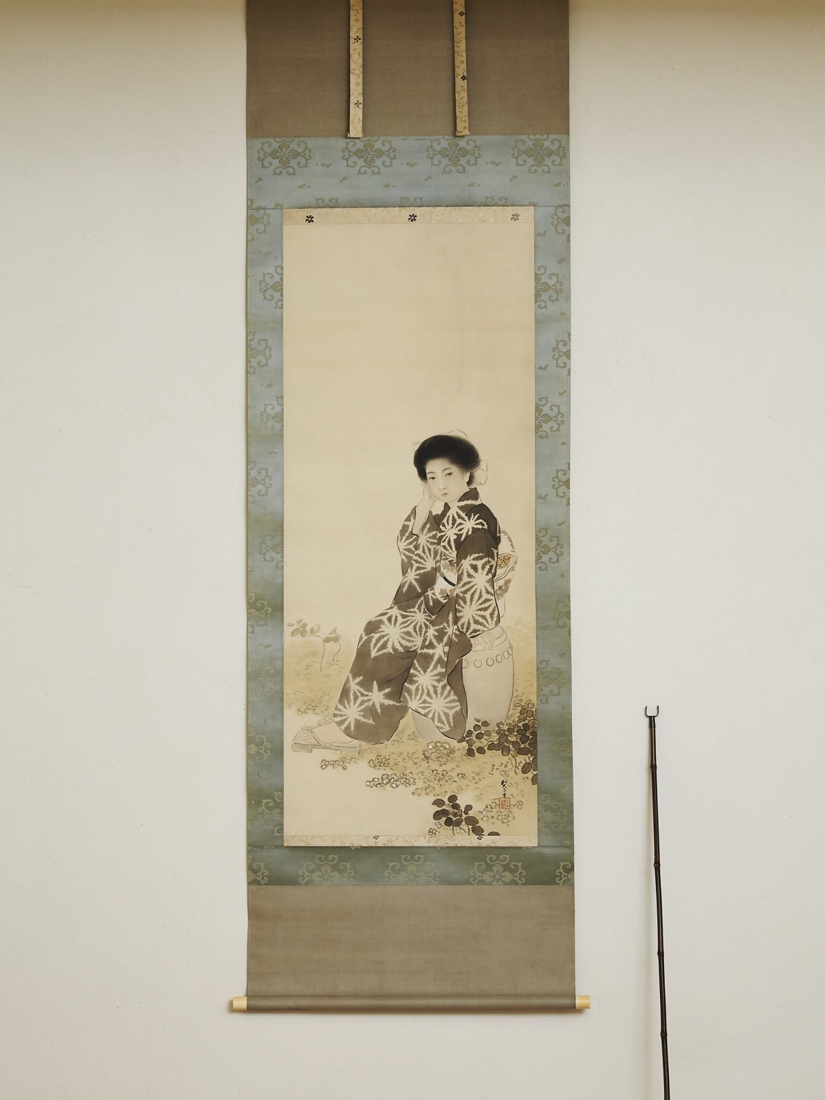 Kikuchi Keigetsu (1879−1955) , Waiting for a Breeze