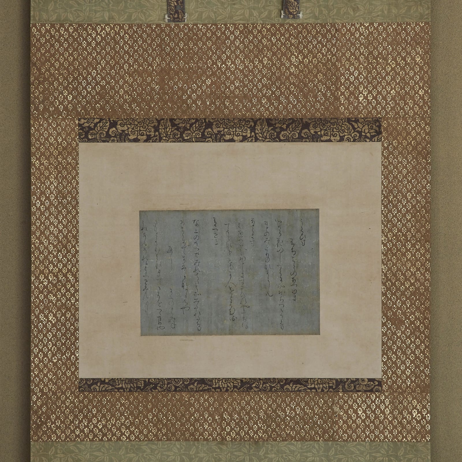 Attributed to Ono no Michikaze, Hon'ami-gire, Fragment from the Imperial Poem Anthology Kokin wakashū