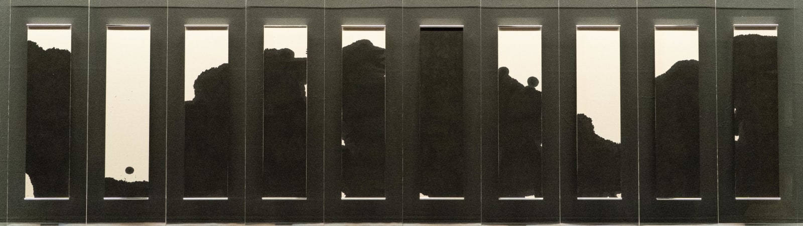 石川九楊 Ishikawa Kyuyoh (b. 1945), Li He Poems, Five Satirical Poems No. 3 李賀詩 感諷五首 其三, 1992