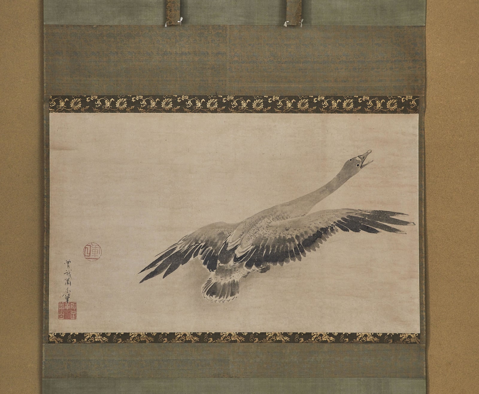 Soga Shōhaku (1730–1781) , Flying Goose