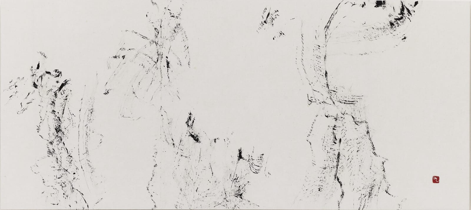 石川九楊 Ishikawa Kyuyoh (b. 1945), Choko (symptom), 1986