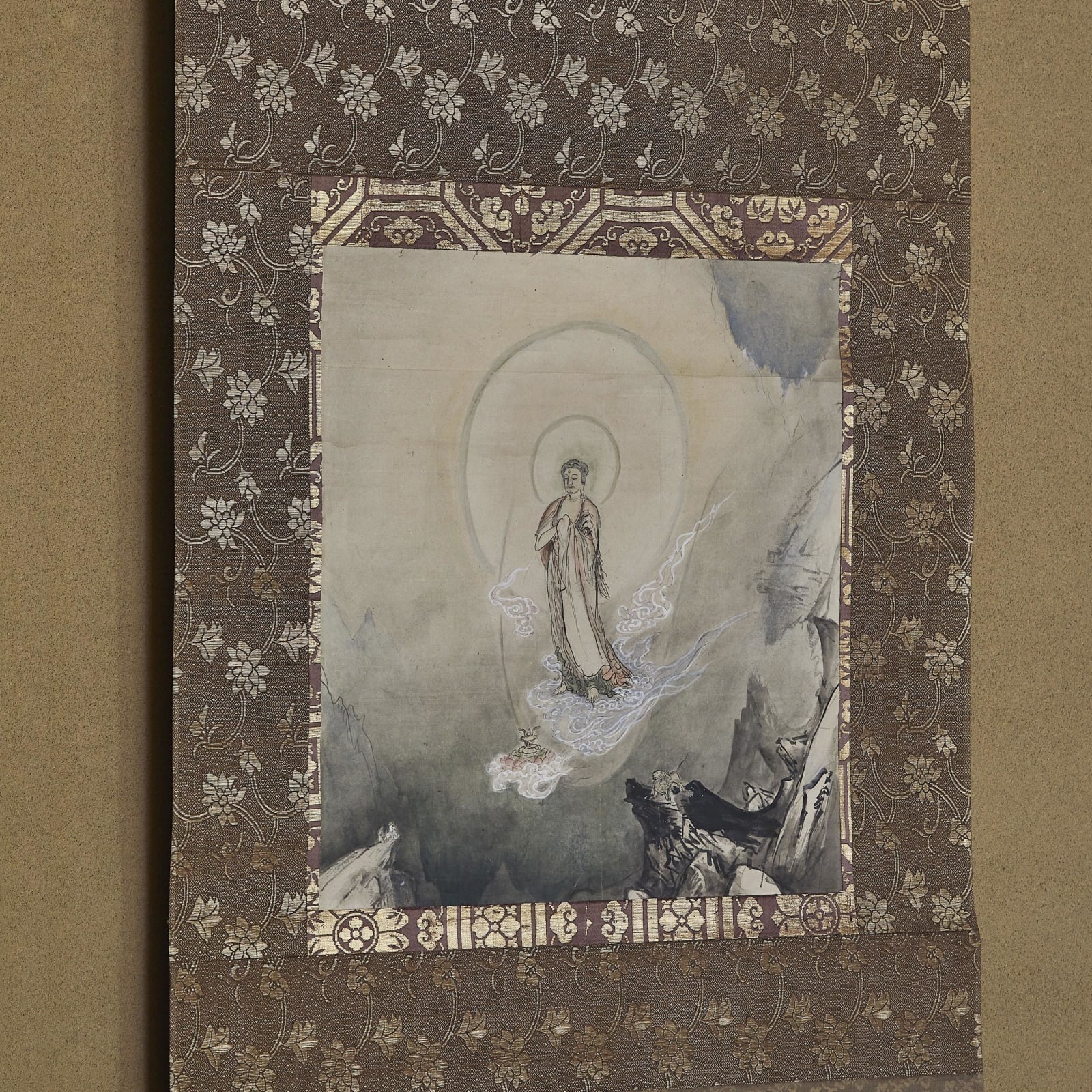 Kano Hōgai (1828–1888) , Shakyamuni Descending From the Mountains