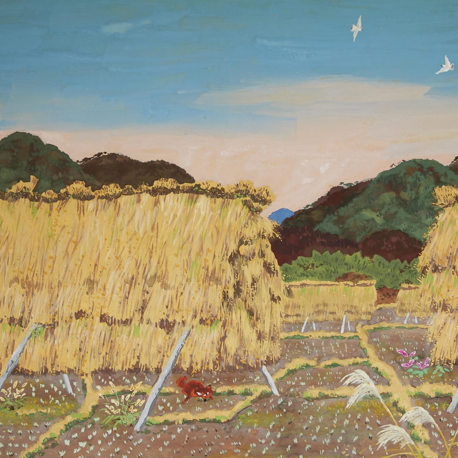 Ikeda Yōson (1895–1988) , After the Autumn Harvest