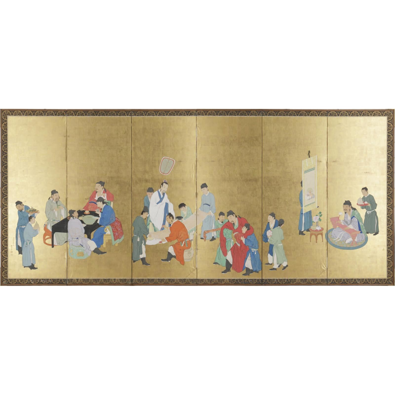 Maruyama Ōkyo (1733–1795) , The Eight Immortals of the Wine Cup