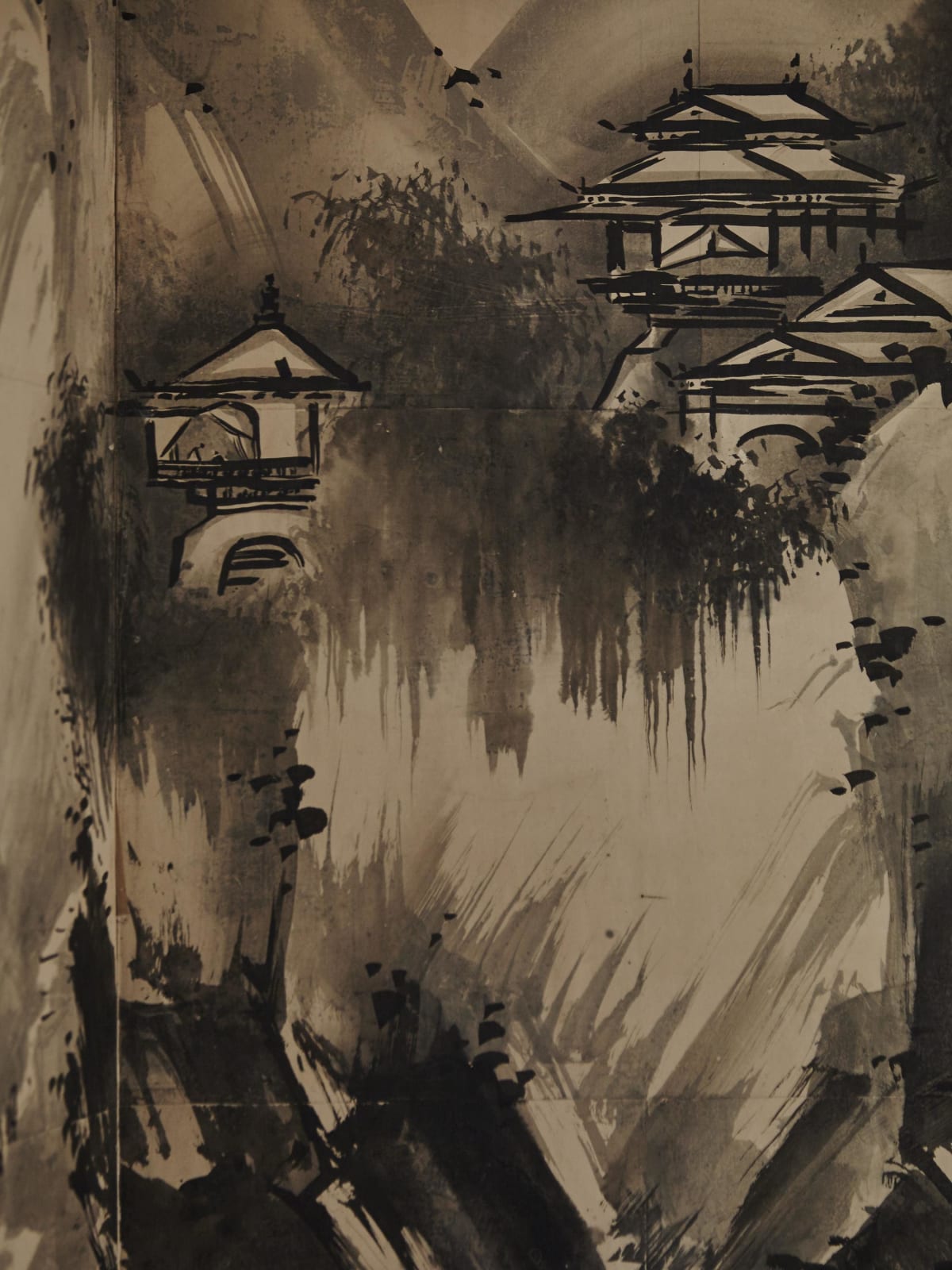 Soga Shōhaku (1730–1781) , Landscape in Ink