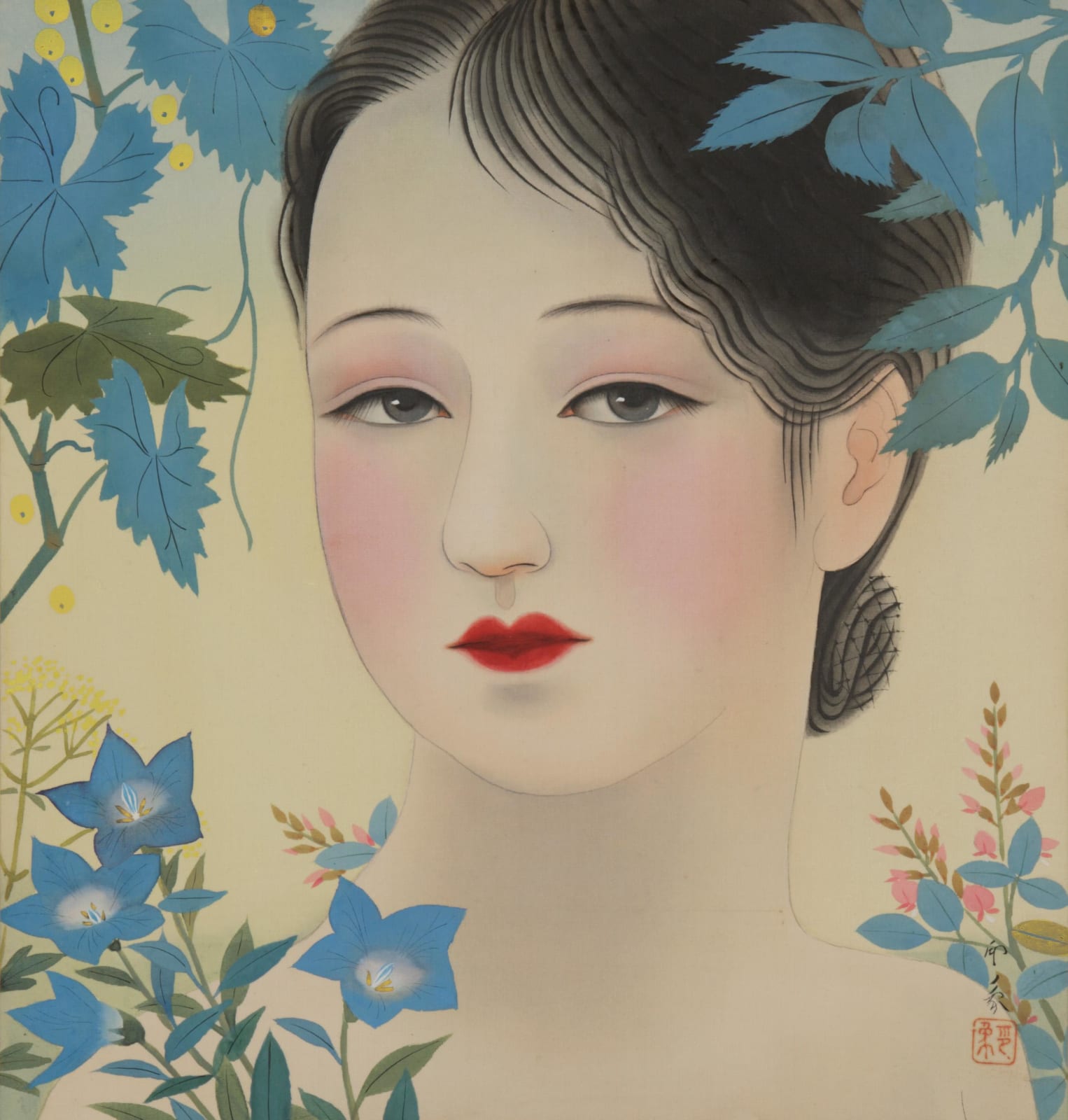 Dōmoto Inshō (1891–1975) , Women of Twelve Months