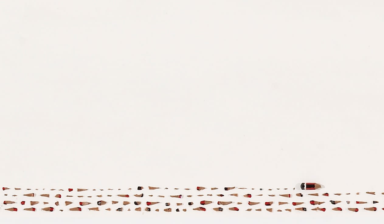 Shi Jin-Hua, Pen Walking #105, 2011