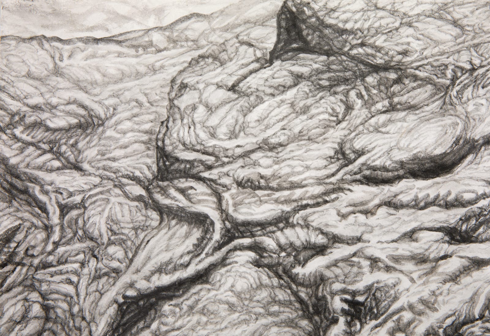 Shi Jin-Hua, Rock Landscape #1, 2021