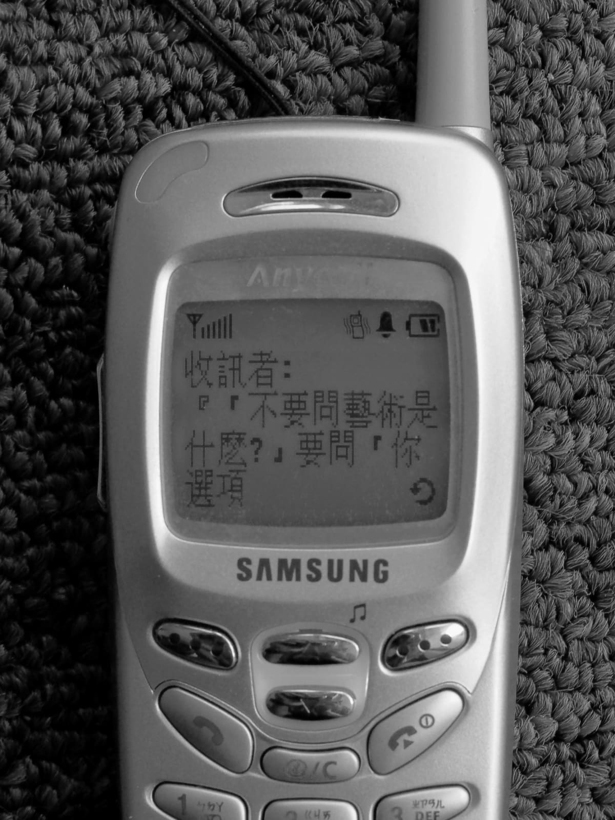 Shi Jin-Hua, Text Message Project, 2002