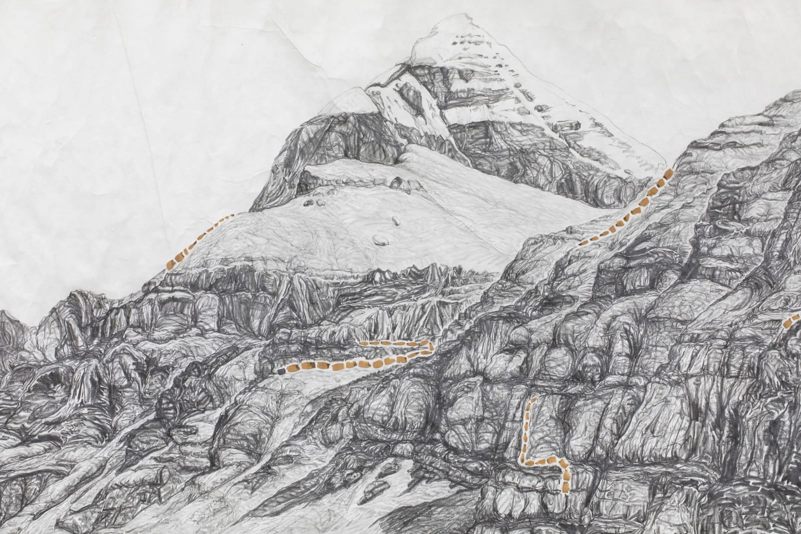 Shi Jin-Hua, Pen Walking #185, 2018-2024