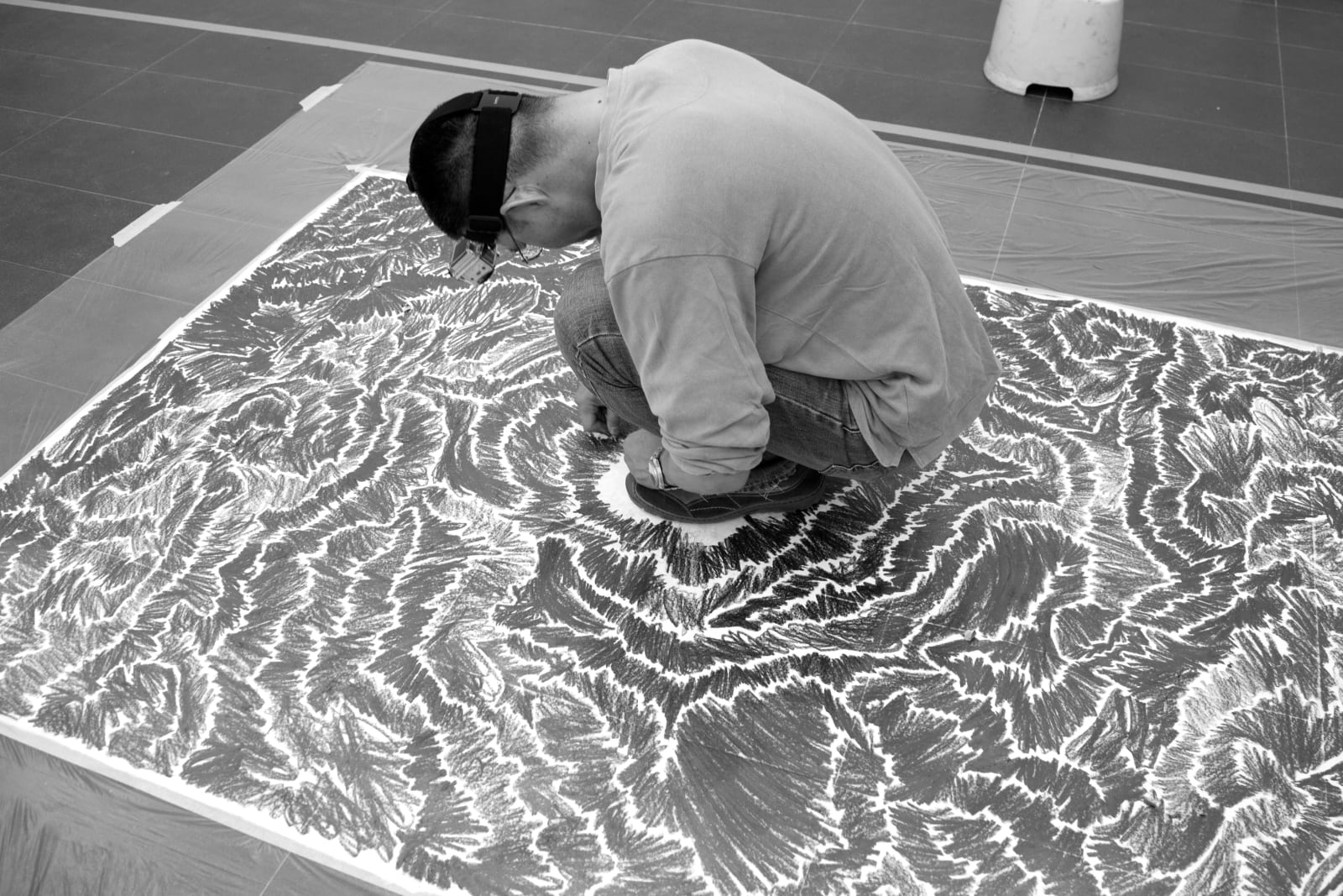 Shi Jin-Hua, Pen Walking #130, 2012