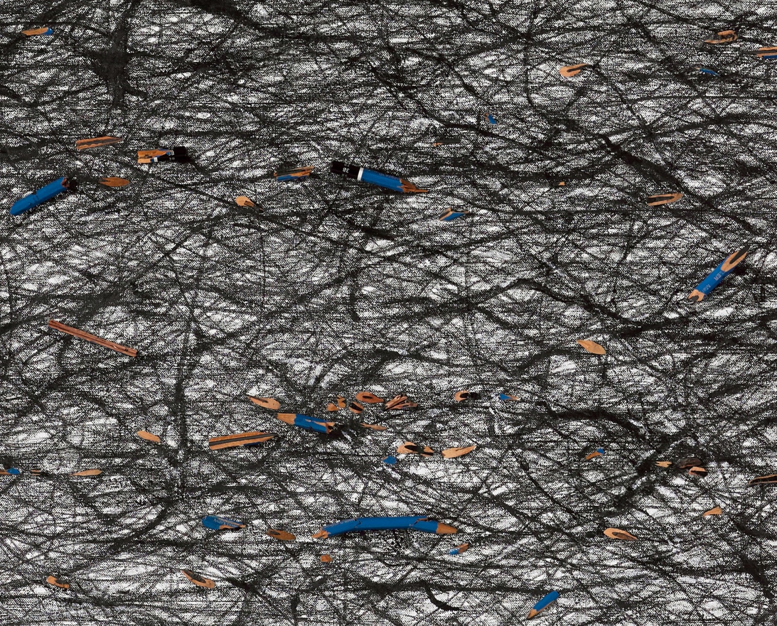 Shi Jin-Hua, Pen Walking #166, 2017