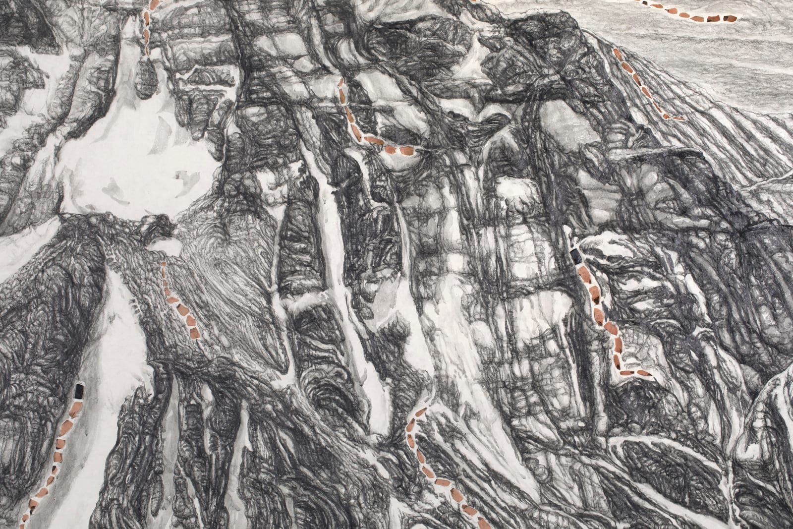 Shi Jin-Hua, Pen Walking #181, 2021-2022