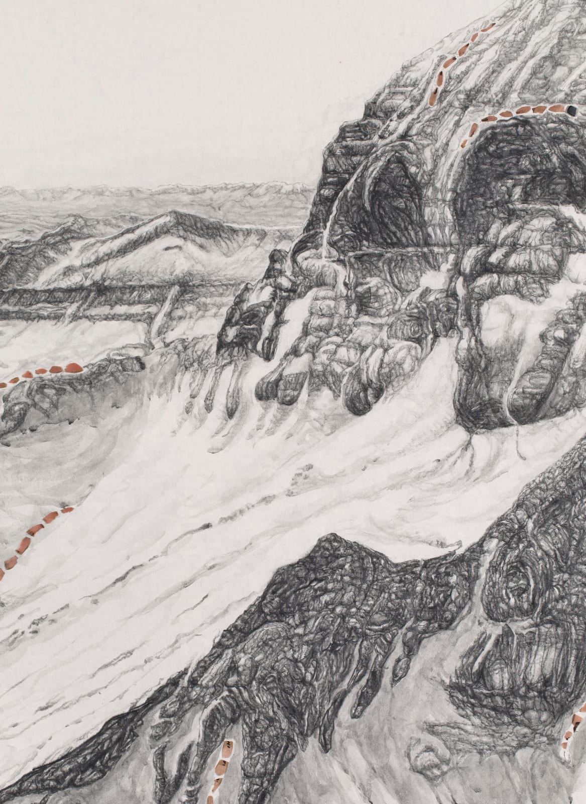 Shi Jin-Hua, Pen Walking #181, 2021-2022